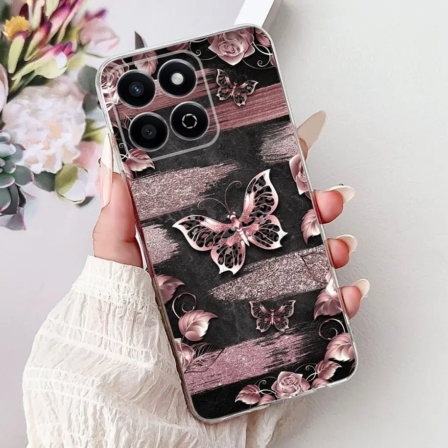 Fashion Butterfly Shockproof Silicone Back Cover