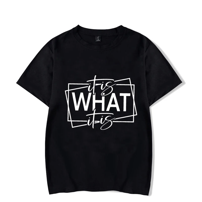 Men's T shirts It Is What It Is Graphic T Shirts Shirts for Men Women