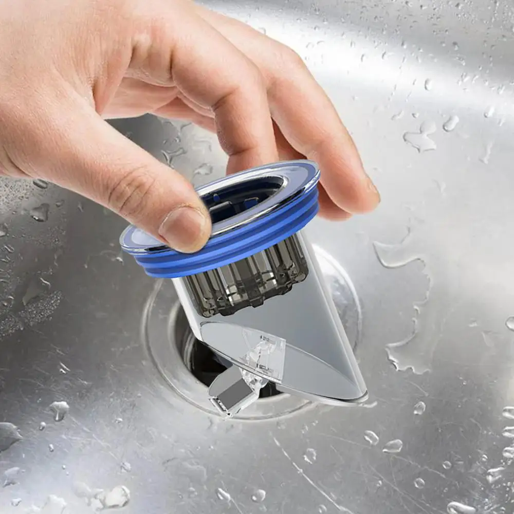 Sink Stopper Kitchen Drain Filter Drain Cover Plug Kitchen Drain Catcher Sink Plugs Hair Catcher Sink Drain Strainer Odor Filter