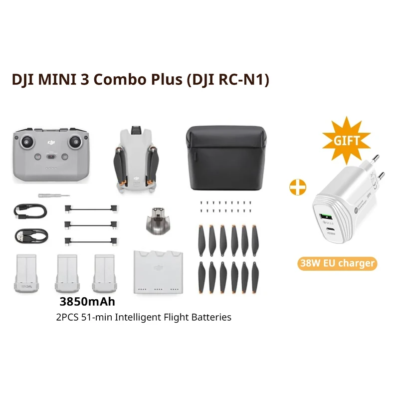 DJI Mini 3 / mini 3 fly more combo Drone under 249 g 10km
