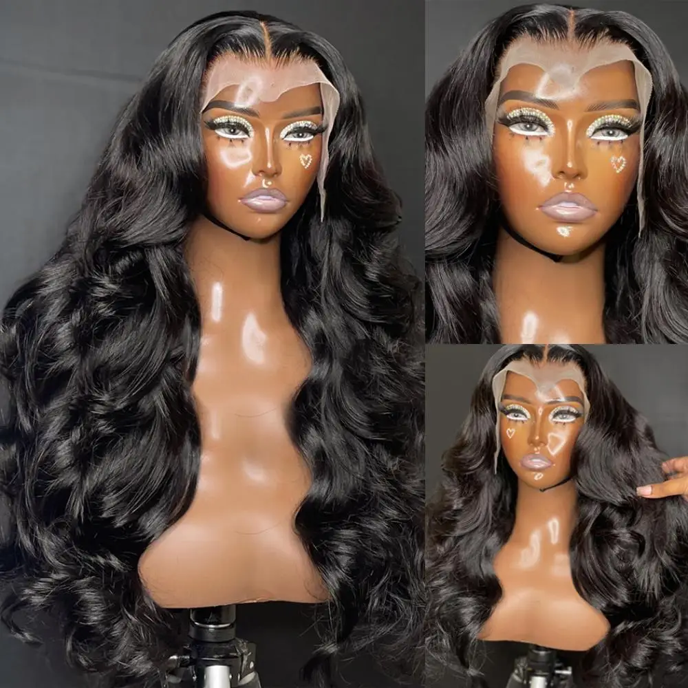 13x4 HD Transparent Lace Front Human Hair Wigs Body Wave Lace Front Wig 13x6 Lace Frontal Wig Brazilian Body Wave Human Hair Wig