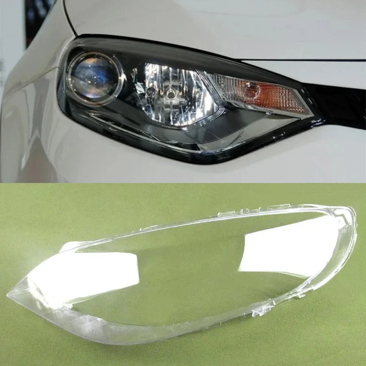 

For MG 6 MG6 Headlamp Shell Transparent Lamp Shade Front Headlight Cover Replace Original Lampshade Plexiglass 2010 2011 - 2015
