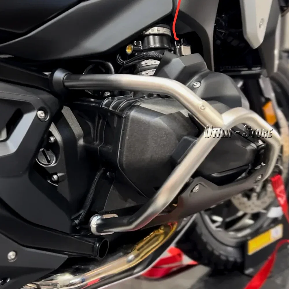 R1300GS 오토바이 엔진 크래시 바 강화 스트럿 크래시 바 BMW GS1300 R 1300 GS 2023-용 원래 실린더 가드 보호