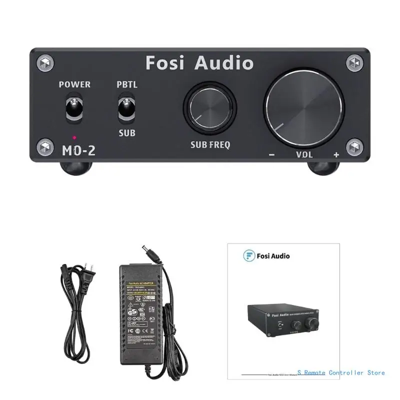 

M02 Subwoofer Power Amplifier Board Class D with Power Adapter and Cable Cord