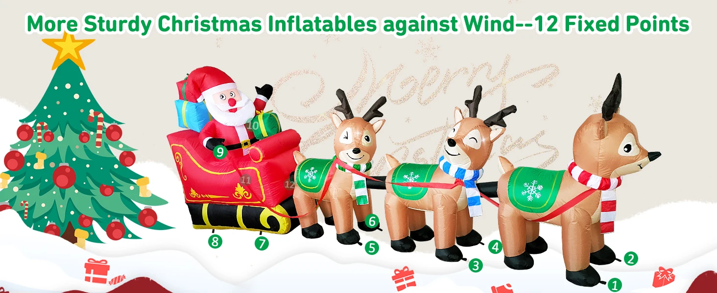 Christmas Blow Up Yard Decorations