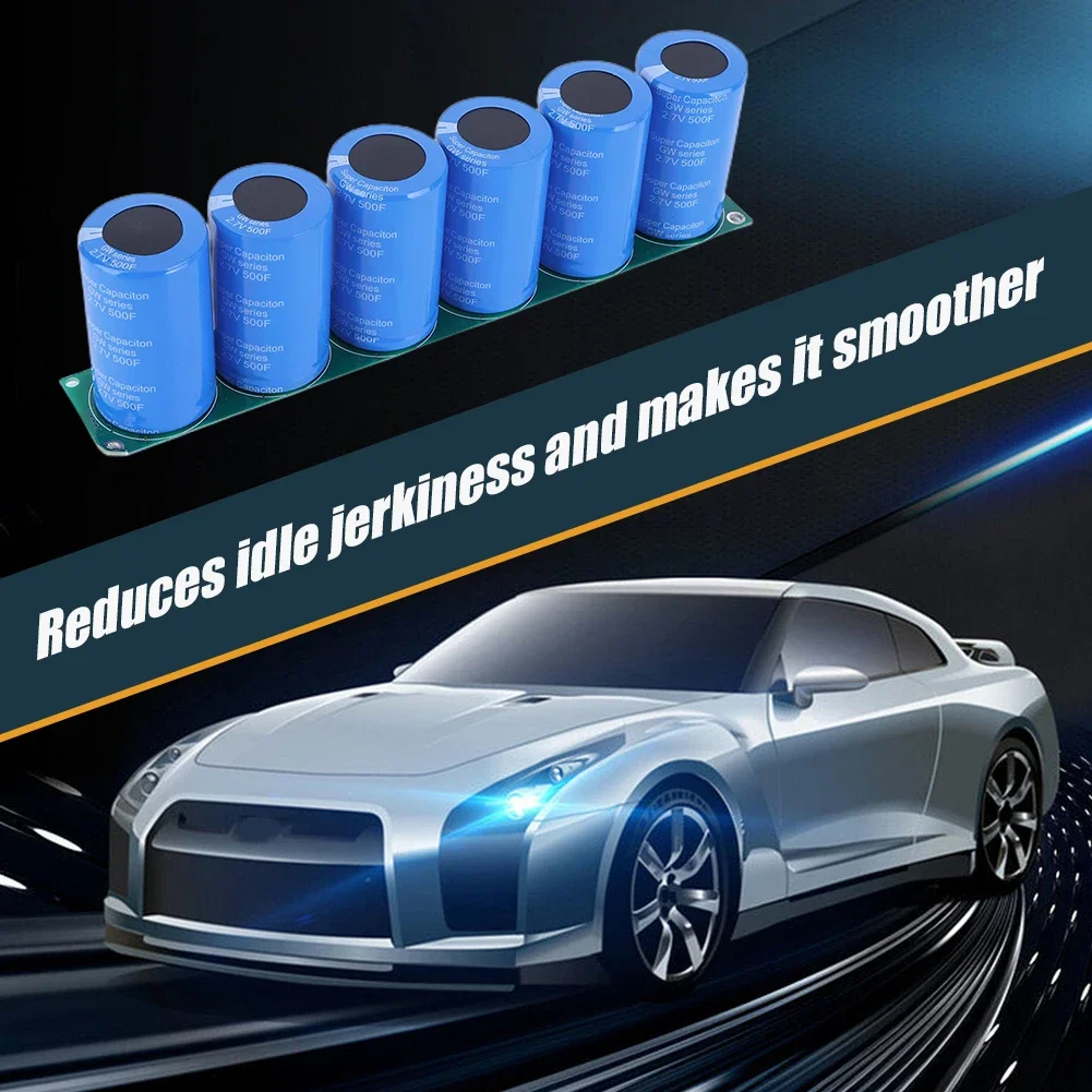 Farad Capacitor 16V 83F Automotive Capacitor with Protection Board Voltage Regulator Rectifier Battery Parts