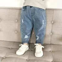 Lässige Zerrissene Jeans – Bild 2