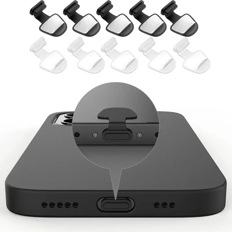 Silicone USB Type-C Port Protector Caps - Anti-Dust and Anti-Lost Design