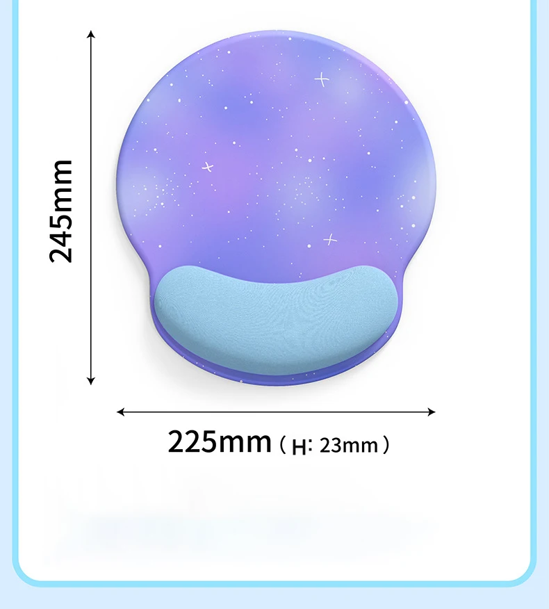 Ergonomic Wrist Rest Mouse Pad Comfortable Wrist Support Non Slip Mice Mat Soft Mousepad For PC Laptop Computer