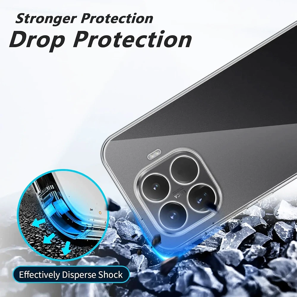 Ultra Thin Clear TPU Silicone Phone Case Cover