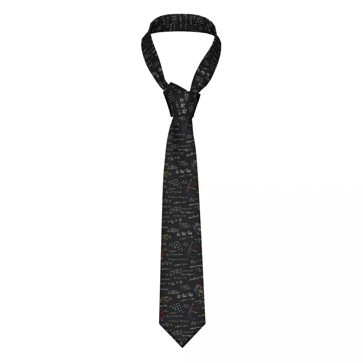 

Classic Geek Physics Equations Neck Tie Mens Custom Silk Math Science Teacher Geometric Gift Necktie for Business Gravatas