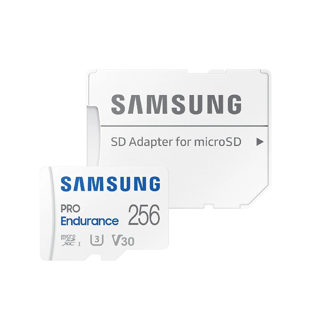삼성 PRO Endurance 256GB 128GB 마이크로SDXC 메모리 카드 (어댑터 포함) - 블랙박스, 바디캠, 보안 카메라용 C10, U3