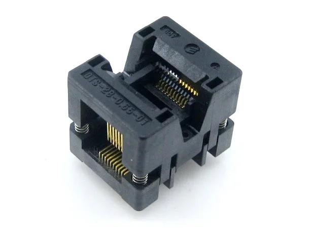 

Enplas IC Test & Burn-In Socket, для SSOP20, TSSOP20 фотоширина 4,4 мм Шаг 0,65 мм