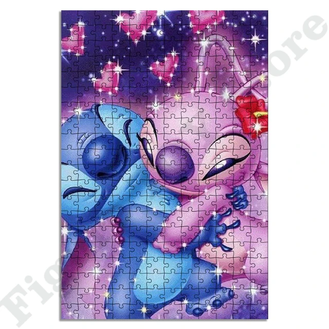 Puzzle Gomme Casse_Tête 3D Disney Stitch - 1 Personnage Aléatoire