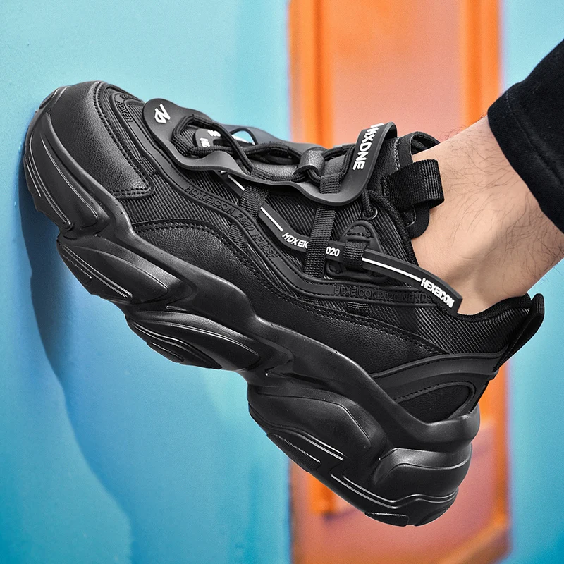 

Quality Summer Spring Men Running Shoes Thick Soled Increased Women Sneakers Athletics Sports Chunky Outdoor Walking Hombre