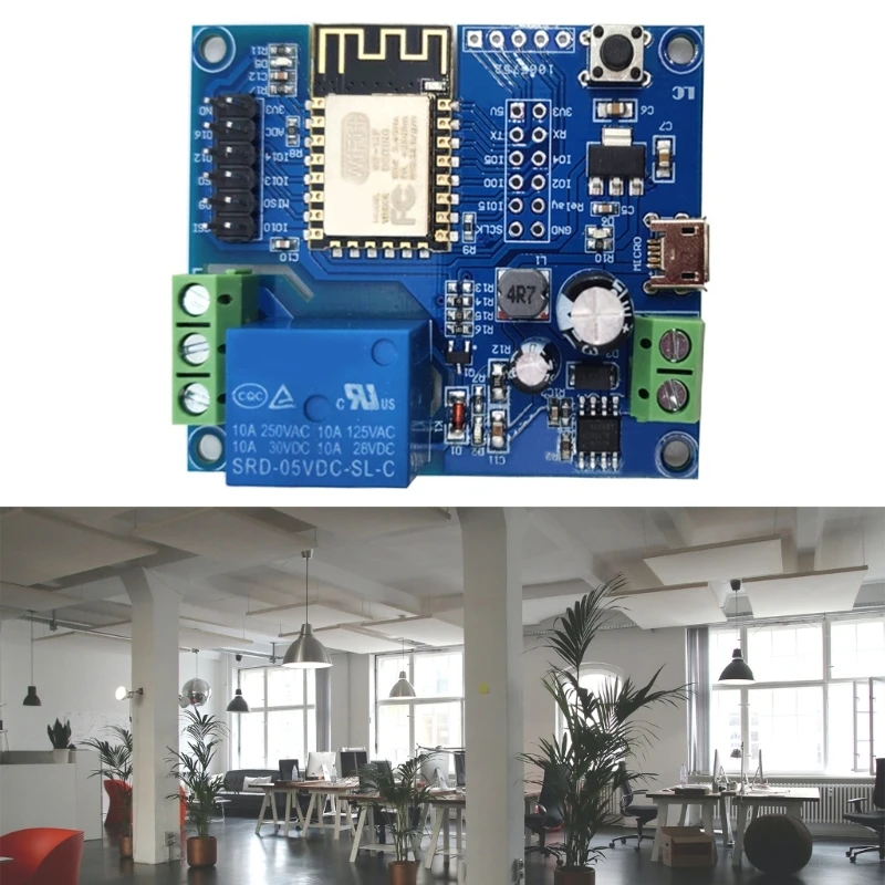 DC5-80V ���� ���� ��ġ, ESP8266WIFI ���� ȸ�� ������ ���, ESP-12F ���� ����, ���α׷��� ���� LED ������ ǥ�ñ�