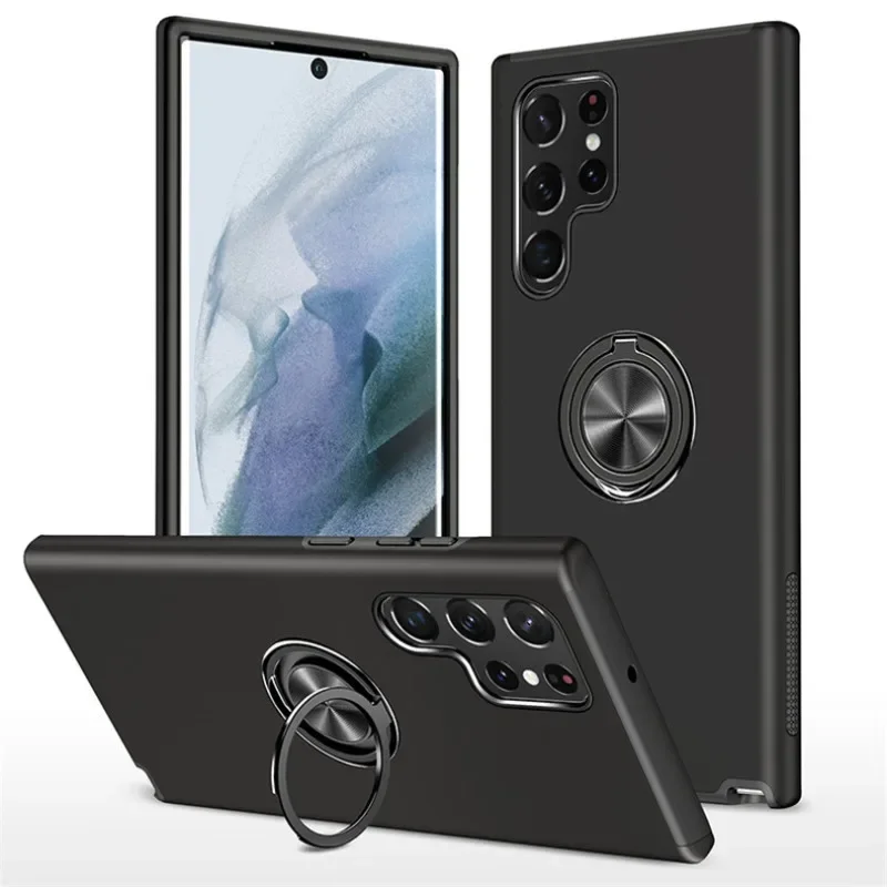 Universal Ring Holder Phone Case with Enhanced Grip and Protection