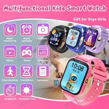 2025 Kids Smart Watch with HD Touch Screen & Camera 1