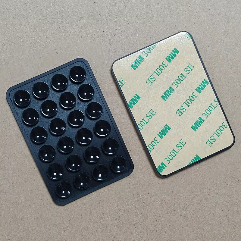 Multifunctional Mobile Phone Silicone Suction Cup 24 Square Mobile Phone Single-Sided Case Anti-Slip Holder Mount Suction