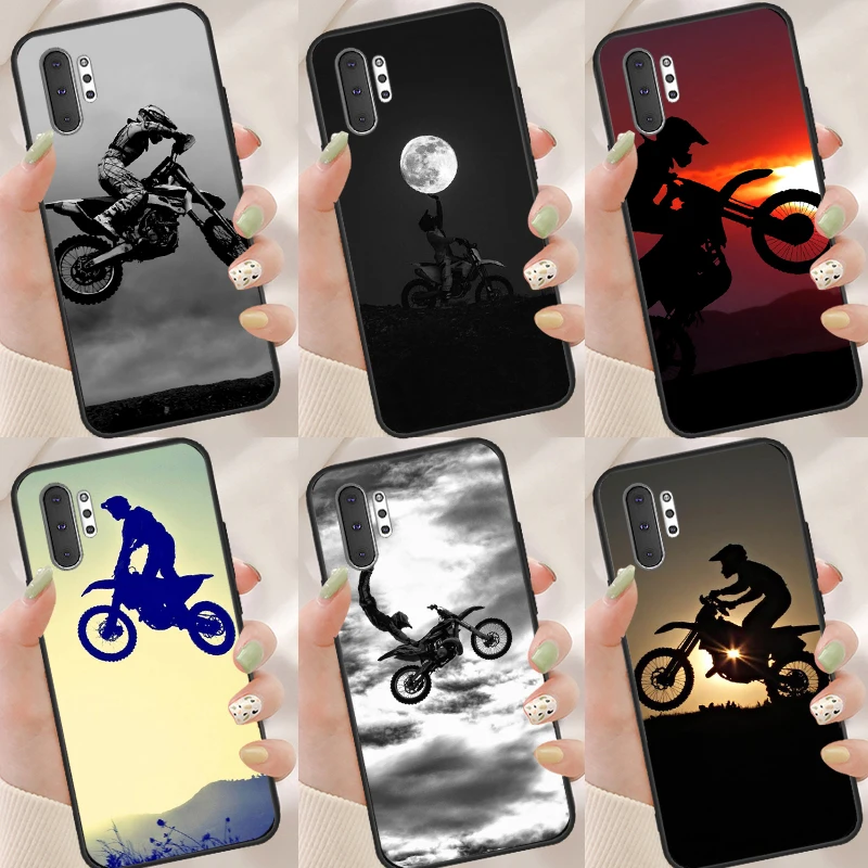 Custodia Sportiva Da Motocross Freestyle Per Samsung Galaxy S20 Fe S21 S22 Ultra Note 20 Note 10 S8 S9 S10 Plus Custodia Posteriore