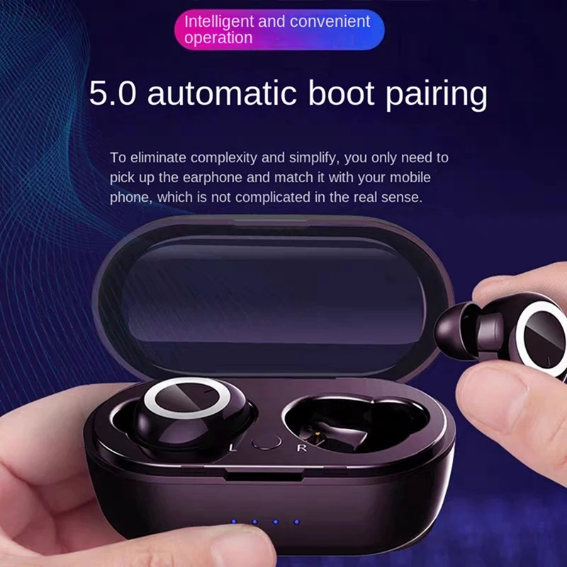 Nuovo Auricolare Bluetooth Y10 Auricolare Bluetooth Binaurale Y30 Auricolare Bluetooth Con Scomparto Di Ricarica