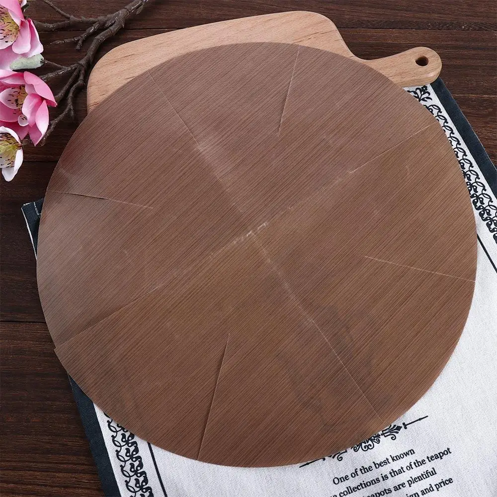 Cake Baking Tools Easy To Use Mold Cake Mat Tin Liner Non-stick For Baking Pan Sheet 6 Inch 8Inch Khaki Round Mats