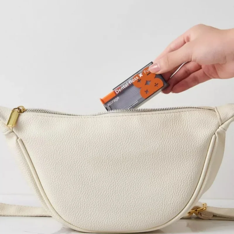 Portable Plastic Dental Floss Storage Box Dispenser