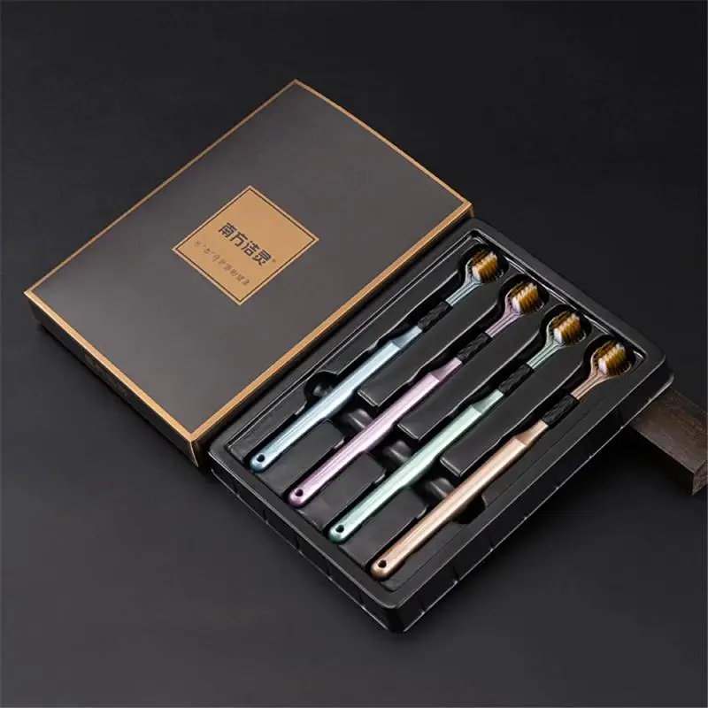 Three Sided Soft Toothbrush Adult Ultra Fine Soft Bristle Oral Care Teeth Brush Oral Health
