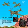 TOP RC HOBBY 402mm Mini P39 2.4G 4CH 6-Axis Gyro One Key Aerobatics U-Turn EPP Scaled Warbird RC Airplane RTF Compatible OpenTX 2