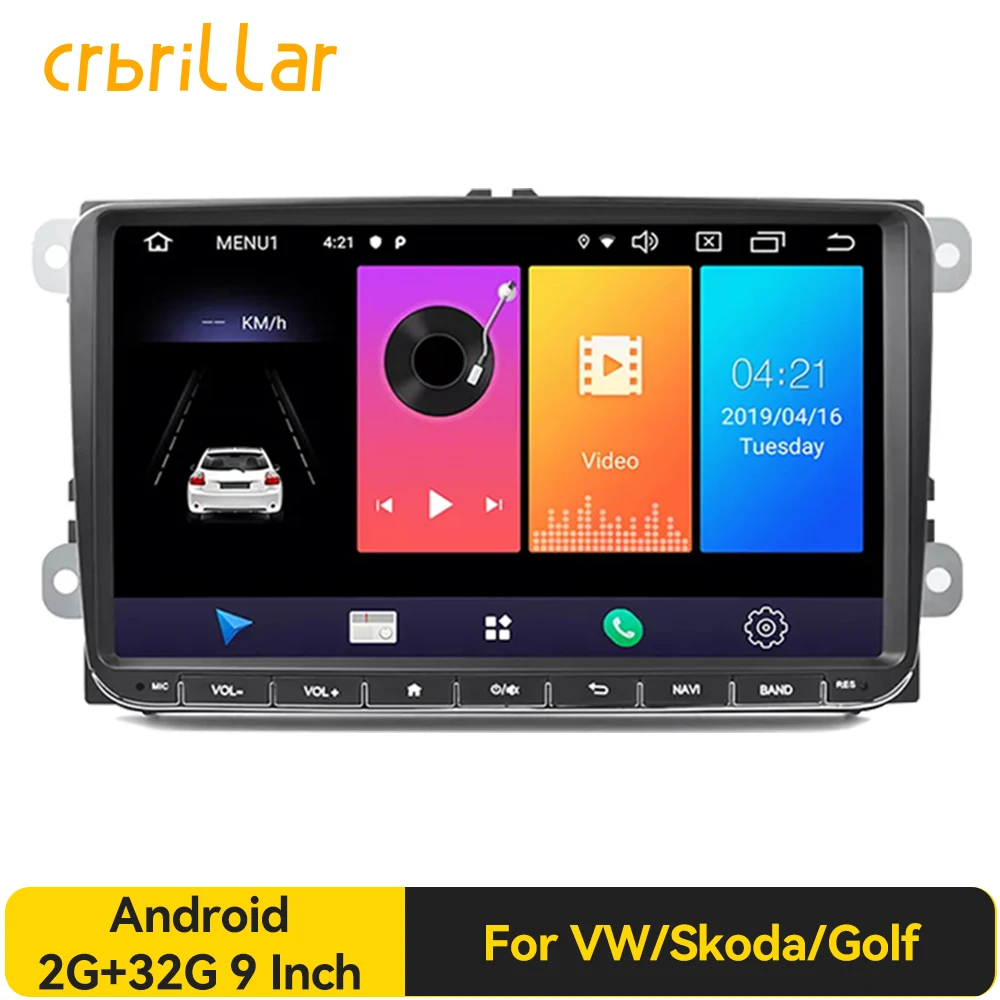 

Android10 Car Multimedia Player WIFI GPS Navigation 2 din Autoradio Universal Stereo MP5 Car Radio For VW Passat Golf5/6 MK5