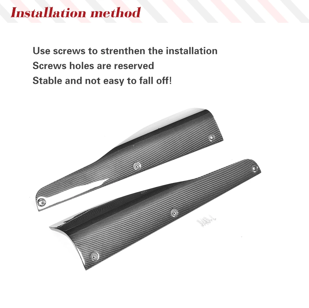 Carbon Fiber FRP Side Skirts Splitters Cupwings Winglets For BMW 2 Series F87 M2 M2C Competition Canards Apron