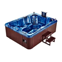 Factory Prices Bathroom Tub Luxury 8 Seats Whirlpool Outdoor Spas And Hot Tubs 2