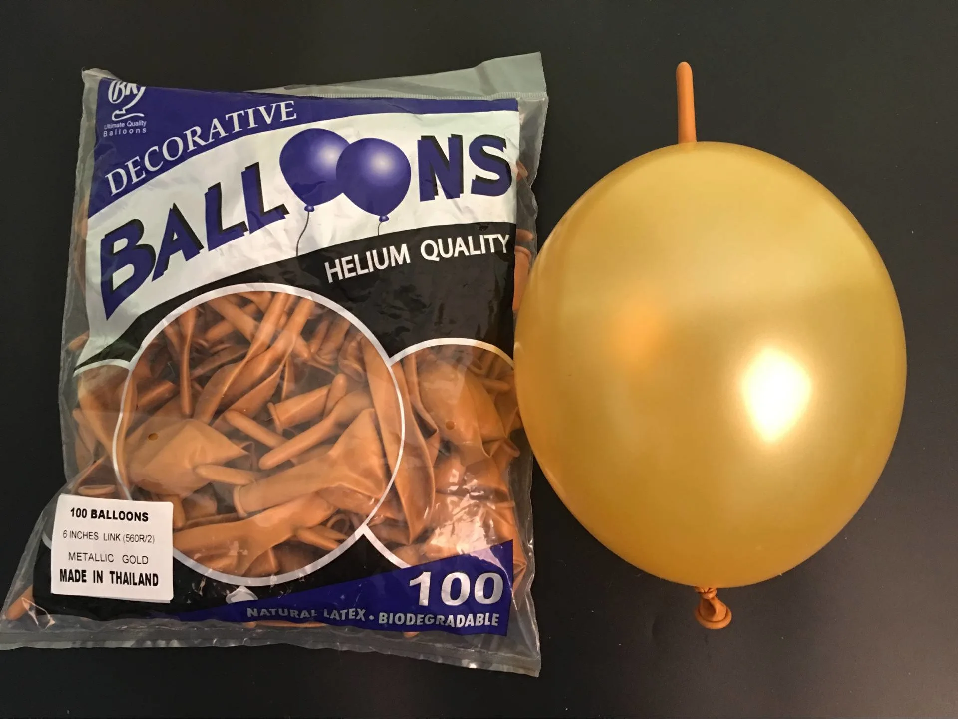 BK6 Inch Tail Latex Balloon Connection Decoration Balloon Wedding Party Decoration Birthday Anniversary
