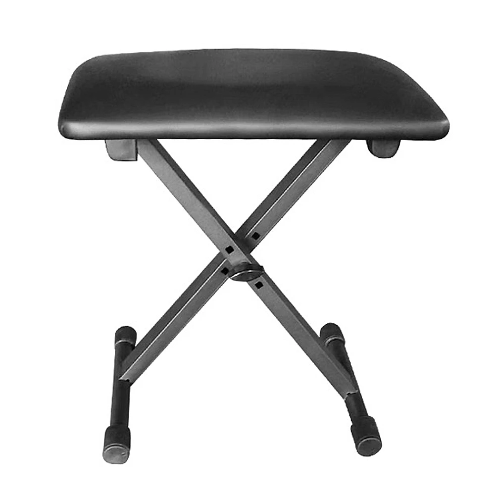 

Piano Bench X-Style Keyboard Bench Adjustable Height, Padded Stool Chair Seat for Electronic Keyboards