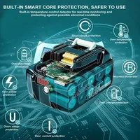 Batterie Li-Ion 100% Makita 18V 5Ah 6Ah 9Ah BL1830B BL1840B BL1850B BL1860BL grande capacité et longue durée de vie. 2