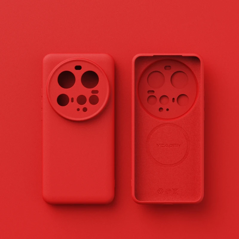 Magnetic MagSafe Solid Color Phone Case with Camera Protection