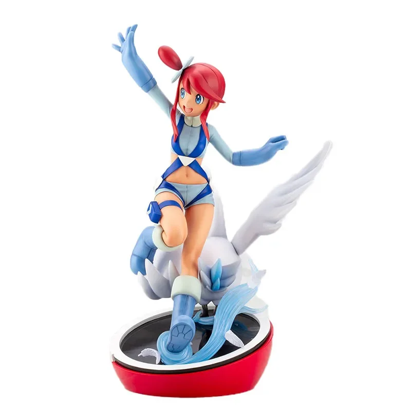 

Original Genuine Kotobukiya Pokemon Figure Series Skyla Swanna 1/8 24cm Authentic Collection Model Animation Character Toy