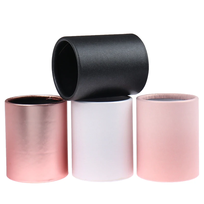 4pcs Flower Box Gift Packaging Box Portable Round Small Hug Bucket Storage Flower Cardboard Candy Day Mother Rose