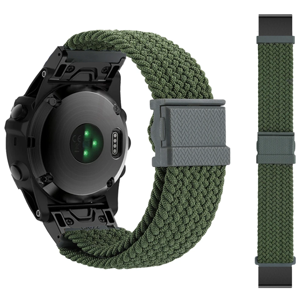 Nylon Quick Release Hook and Loop Watch Band, 26mm/22mm