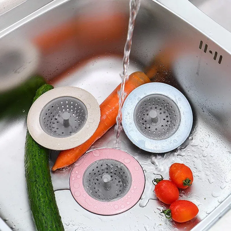 

Kitchen Silicone Sink Strainer Waste Plug Strainer Bathroom Drain Sink Cover Sewer Hair Filter Bathroom Sewer Filter Pool Seal