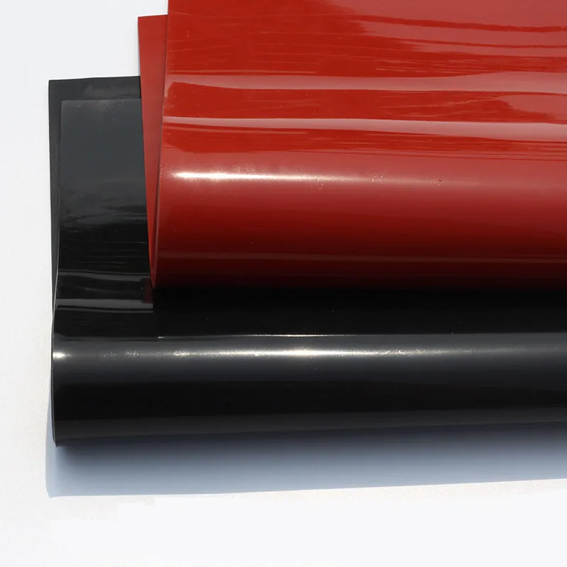 

1/1.5//2-10mm Red/Black Silicone Rubber Sheet 500X500mm Black Silicone Sheet, Rubber Matt, Silicone Sheeting for Heat Resistance