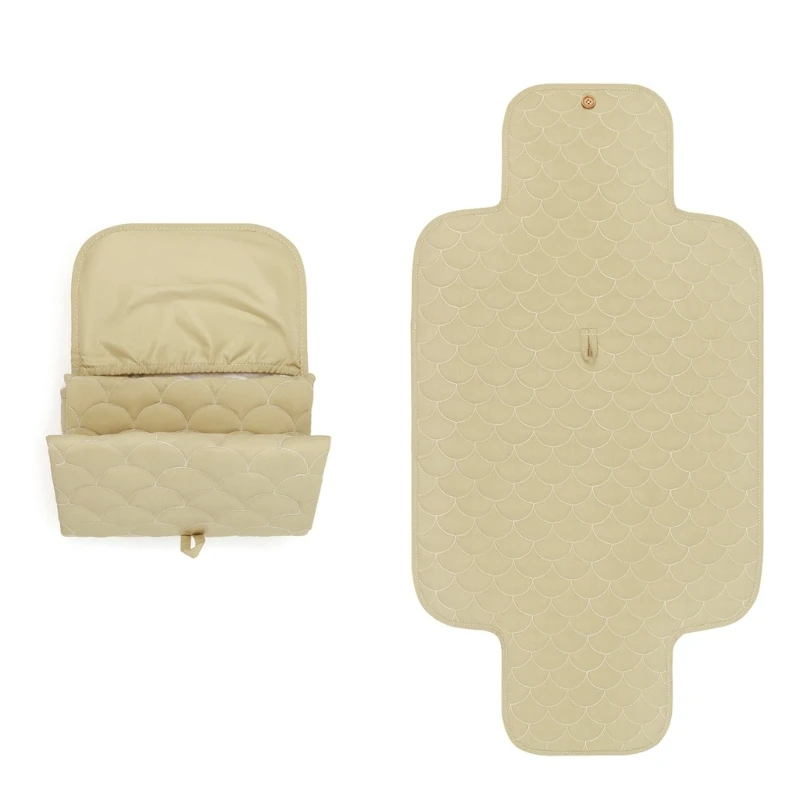 77HD Portable Baby Changing Pad Foldable Diaper Changing Cushion for Infant, Folding Diaper Mat Room Mattress