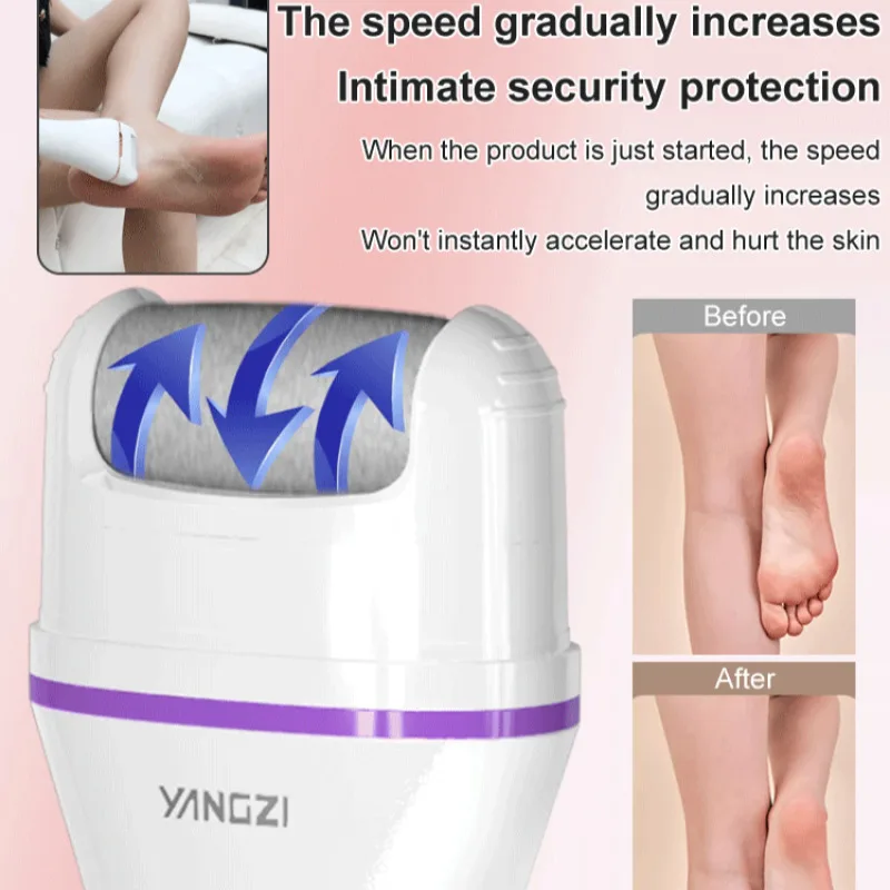 Electric foot grinder Foot peeling and rejuvenating heel rubbing foot trimmer Sharpening stone 3