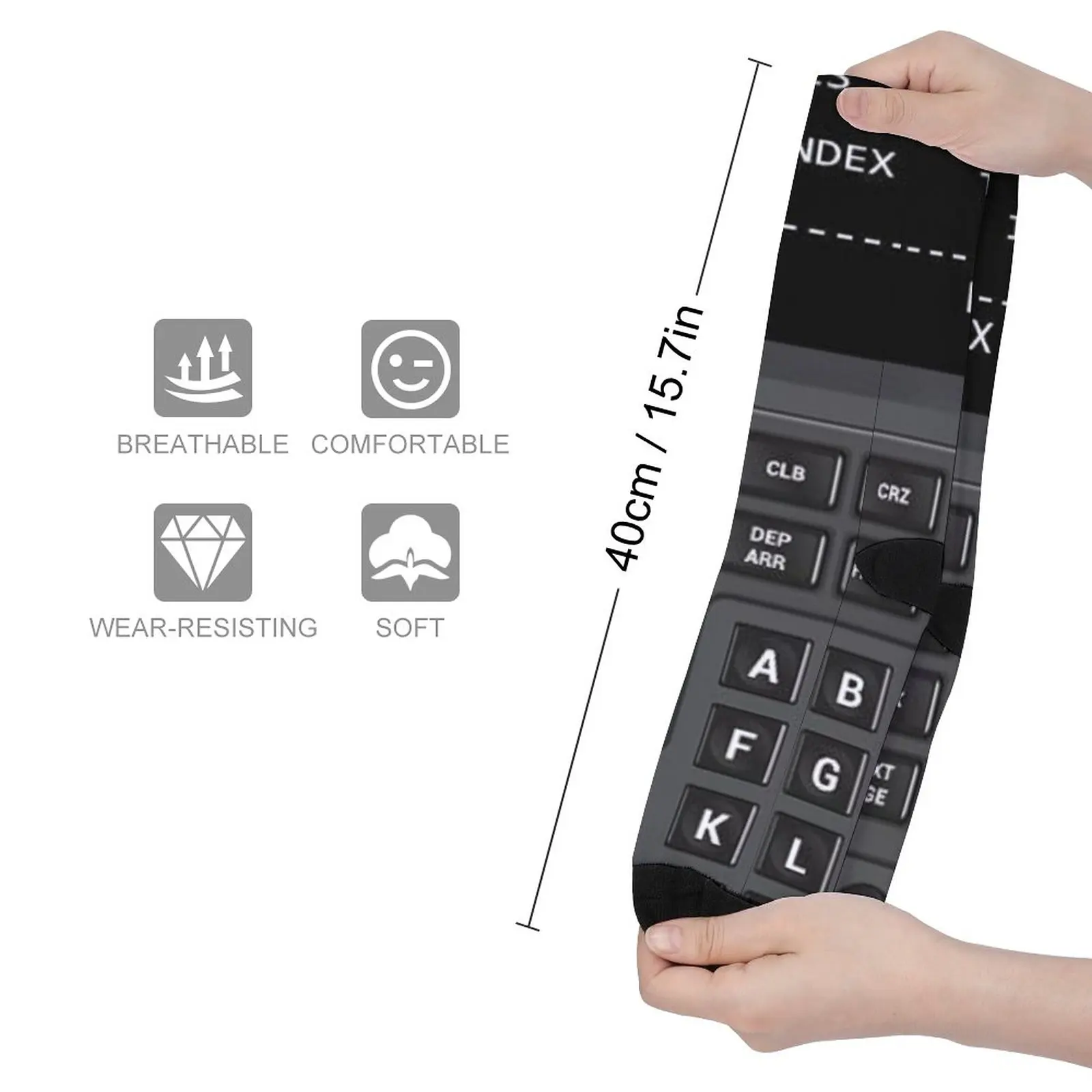 BOEING 737 CDU PERFORMANCE INIT Socks men socks cotton Man socks summer basketball socks