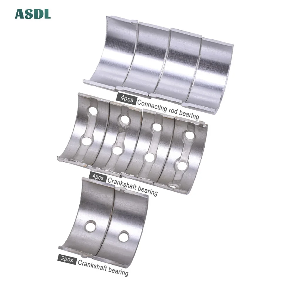 

Motorcycle Engine +25 29.75mm Connecting Rod & 27.75mm Crankshaft Bearing Set For Kawasaki EL250 Eliminator EX250 Ninja250 250cc