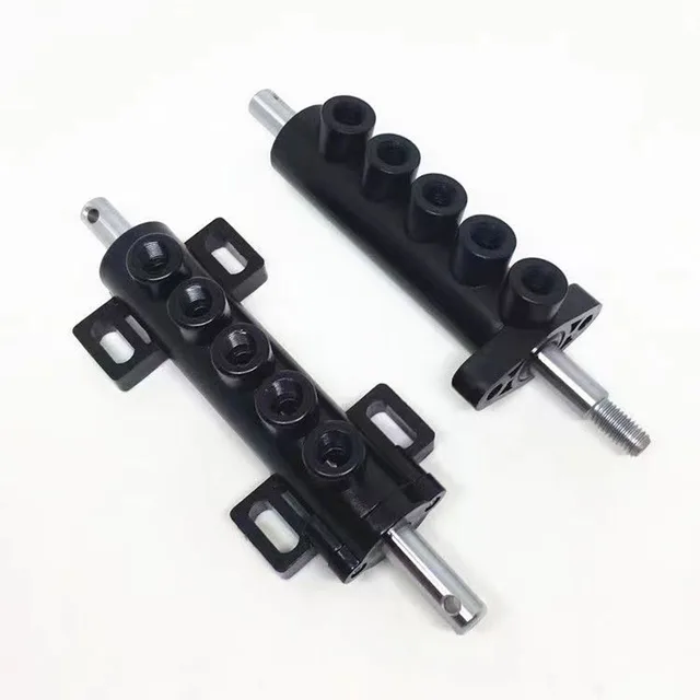 Valvola A Pedale Per Cambio Pneumatici | In Lega Di Alluminio | Per Smontaggio Gomme | Nero E Argento - Foto 4