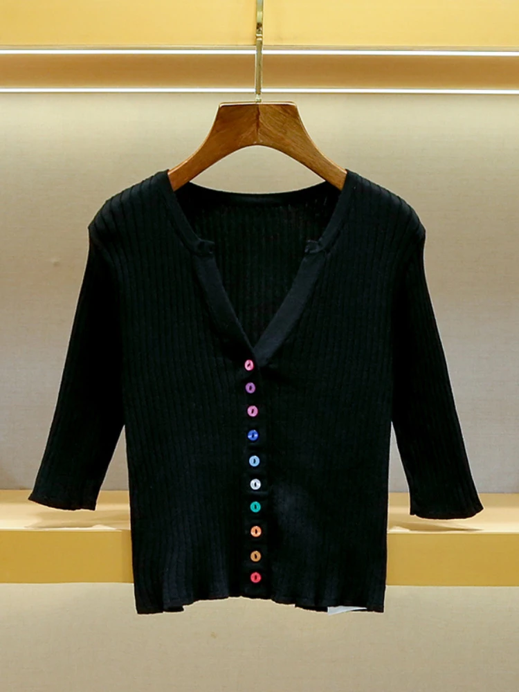 French Knitwear 2022 Women Spring And Summer New Niche Design Sense V 