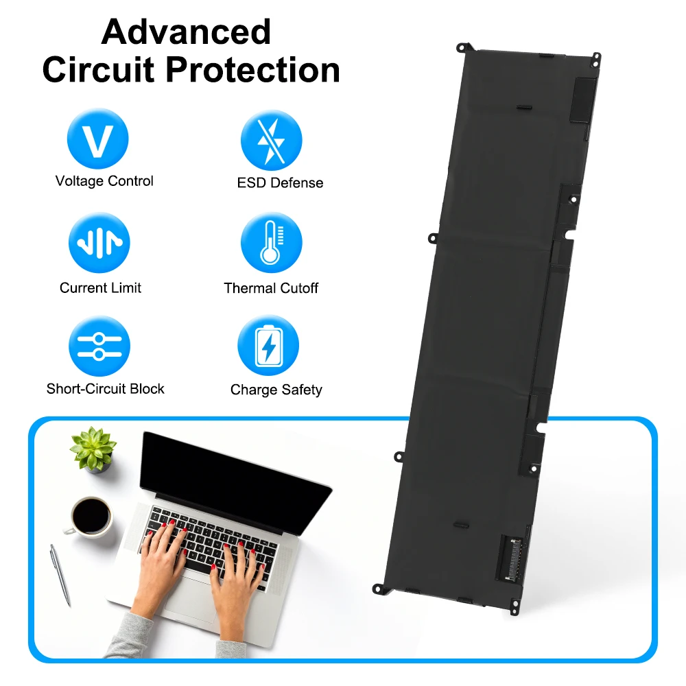 KingSener 11.4V 56WH 8FCTC Battery For DELL G15 5510 5511 5520
