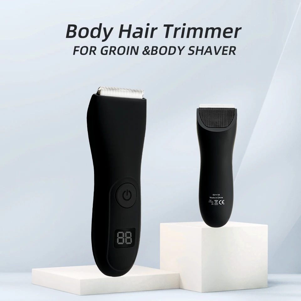 Hair Cutting Machine Professional Beard Trimmer Electric Shaver for Adult Body Hair Shaving IPX7 WaterProof Safety Razor Clipper 6