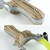 Laser Aiming Metal Slingshot Outdoor Hunting Shooting Slingshot Competition Game Catapult Rubber Band Target Paper Set 4